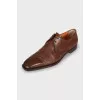 Men's brown leather shoes