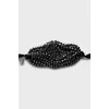 Necklace of faceted beads