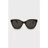 Sunglasses with branded frames
