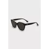 Sunglasses with branded frames