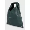 Green leather bag