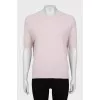 Knitted cashmere t-shirt