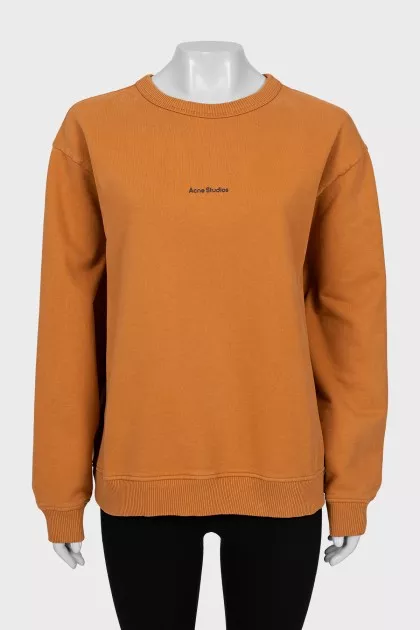 Orange sweatshirt