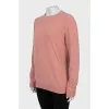 Pink cashmere jumper