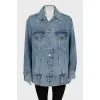 Oversized denim jacket