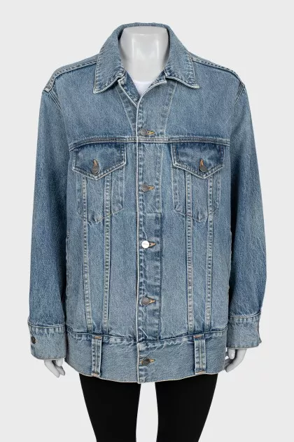 Oversized denim jacket
