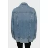 Oversized denim jacket