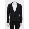 Fitted jacket with button