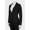 Fitted jacket with button