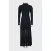 Dress with translucent bottom