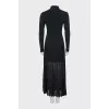 Dress with translucent bottom