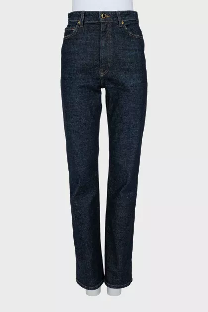 Blue high waist jeans