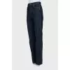 Blue high waist jeans