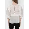Particularly cotton blouse with tag