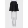 Pleated skirt-shorts