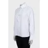 Straight white shirt