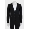 Cardigan with accent buttons