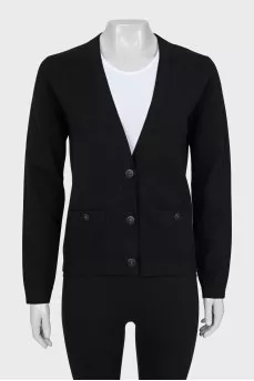 Cardigan with accent buttons