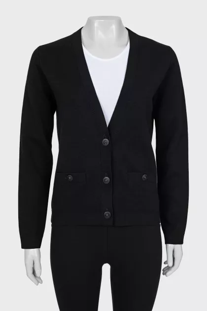 Cardigan with accent buttons