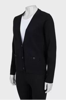 Cardigan with accent buttons