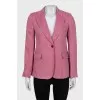 Pink linen jacket