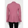Pink linen jacket