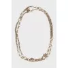 Necklace with beads and crystals