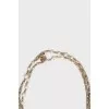 Necklace with beads and crystals