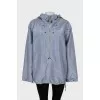 Blue oversized jacket