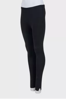 Black skinny fit leggings