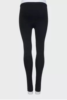 Black skinny fit leggings