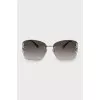 Sunglasses with decorative slits
