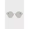 Silver glasses with embossed frame
