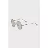Silver glasses with embossed frame