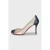 Transparent stiletto heels