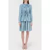 Denim's dress with flower stalls with tag