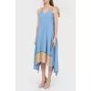 Asymmetric sundress Midi with a tag