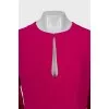 Fitted silk blouse