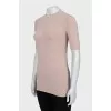 T-shirt with button fastening