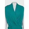 Green sleeveless dress