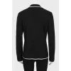 Jacket with contrast trim