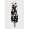 Black sundress with floral print