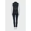 Jumpsuit decorated with crystals