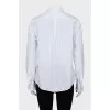 White shirt with frills