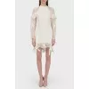Openwork milk dress with tag