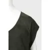 Loose suede dress
