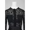 Short dress with lace top