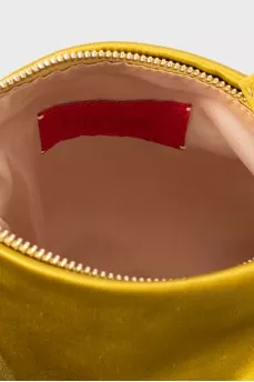 Textile bag in the form of a bow