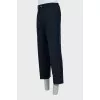 Men's tapered trousers in blue