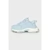 Голубые кроссовки Triple S